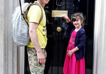 Determined Hasti and her dad deliver plea to No 10
