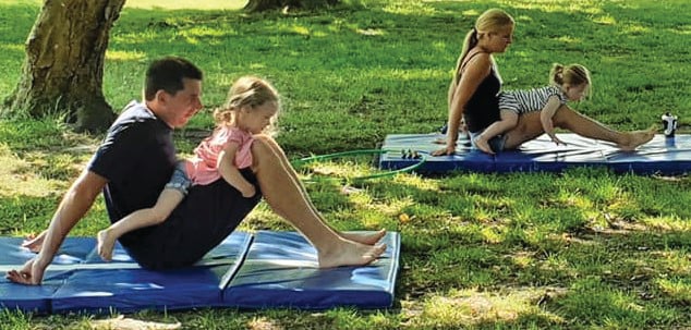 Outdoor gymnastic classes for all the family
