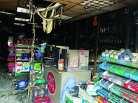 Blaze wrecks village shop and post office