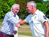Former England captain opens cricket club’s new facilities