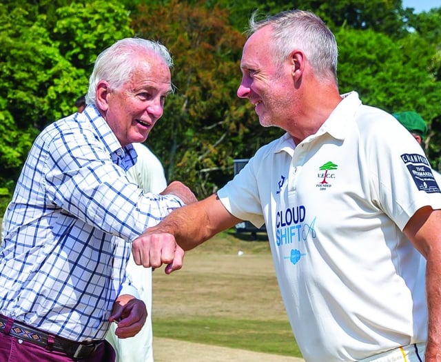 Former England captain opens cricket club’s new facilities
