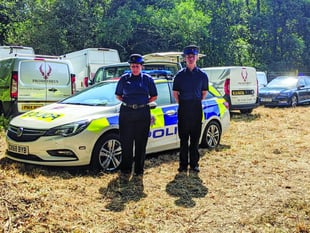 Police digging up local land in hunt for body