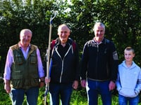 Villagers get stuck in to tackle community ditch project