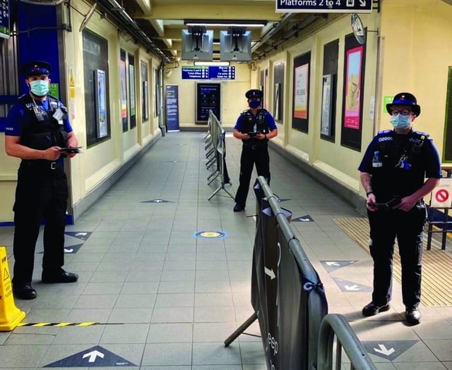 Police seize drugs at railway station