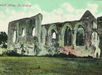 Ruins that once housed a thriving community