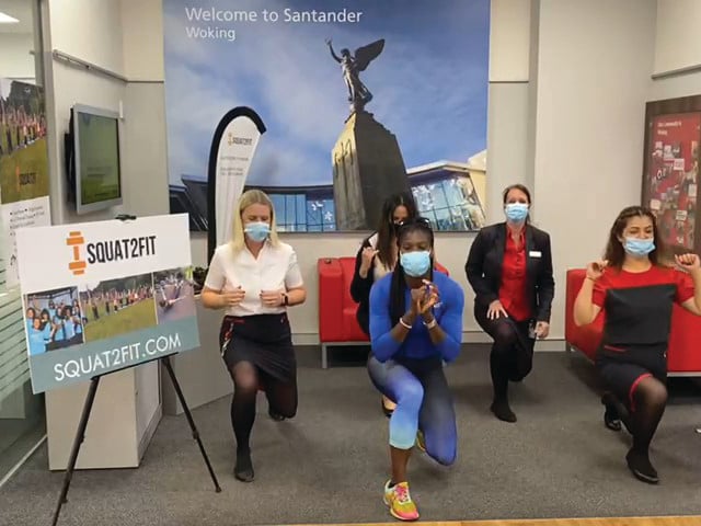 Fitness group chosen for bank promotion