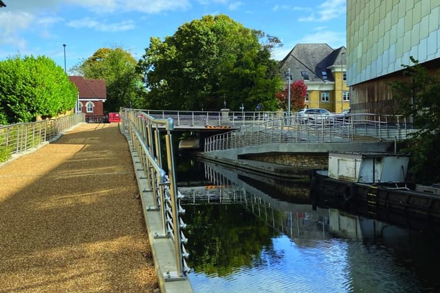 New £2m bridge offers route across canal into Woking