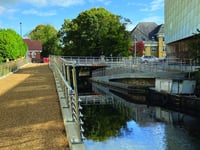 New £2m bridge offers route across canal into Woking