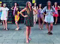 Dance group perform pop video with message of hope