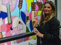 Artist finds inspiration in her studio surroundings
