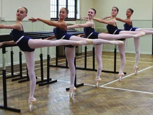 New barres for ballet school thanks to grant