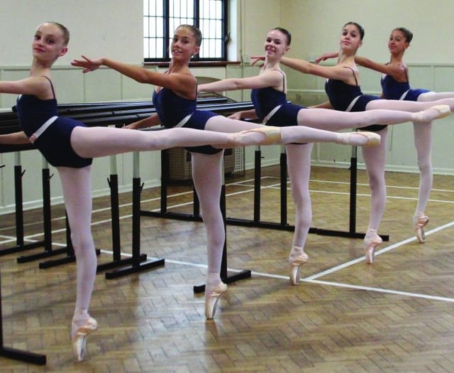 New barres for ballet school thanks to grant