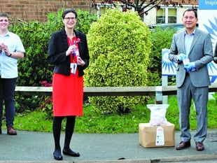 Schools receive hand sanitisers from ‘local hero’