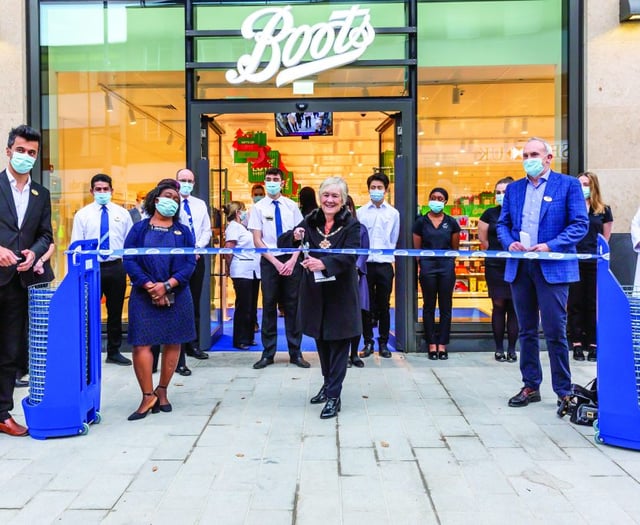 Faith in the future as flagship store opens
