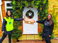 DIY festive wreaths help fund Christmas cheer