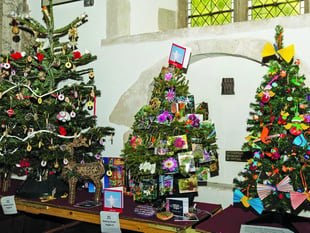 Topical festive tree display brings joy