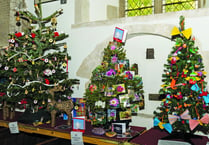 Topical festive tree display brings joy