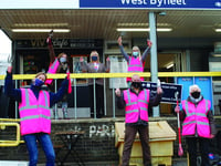 Community gardeners to transform West Byfleet railway station