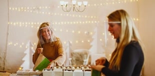 Countess on packing line for festive treats