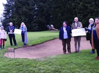 Golfers chip in for two charities