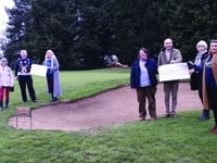 Golfers chip in for two charities