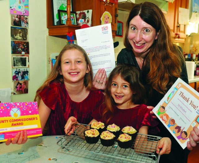 Young baker Izzy, 6, raises £1,100 for charity