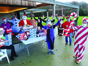 Sports club members delivered goodwill initiative