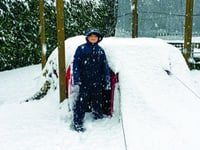 Snow and storms can’t stop Freddie’s sleepout
