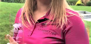 International award for Woking golf coach