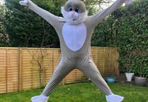 Support hospice fun run with the Easter Bunny