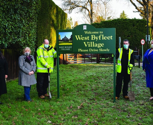 Village gets smart new nameplates