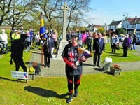 Cathy’s fundraising walk covers distance from the Cenotaph to Dunkirk