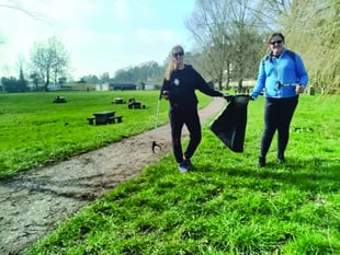 Friends set up walking group to tackle littering