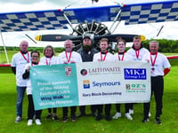 Woking FC team show their wing skills