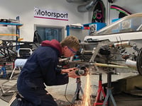 Race car provides hands-on experience for students