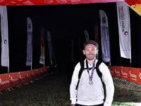 Chris completes Jurassic marathon for mental health charity