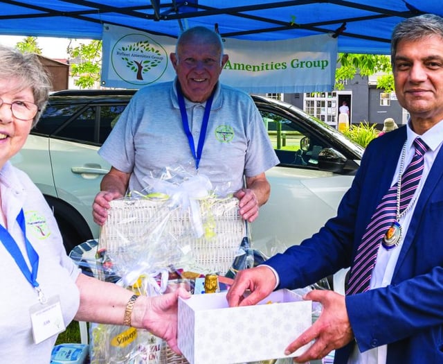 Sun shines on village’s community hub campaign