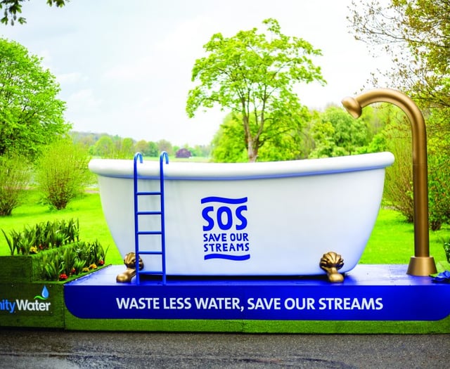Big bath to reinforce water saving message