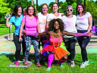 Fitness community puts added colour in their lives