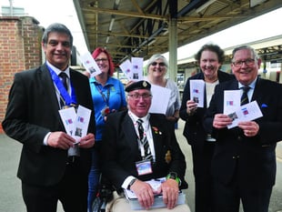 RBL fundraiser on whistlestop station tour