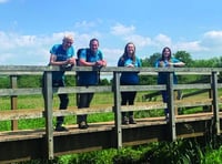 Hospice fundraisers get back to business with a woodland walk