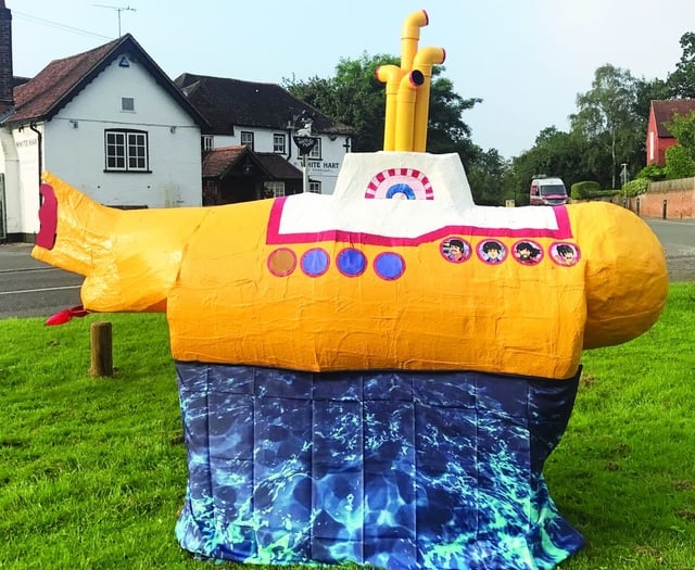 Pirbright's yellow submarine explained in runup to village fair