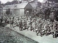 German prisoners of war on the loose