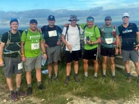 Maths teacher counts steps on 100km charity hike