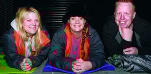 Charity workers spend night on the street to raise awareness of homelessness