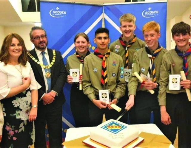 Double awards for hard-working Explorer Scouts