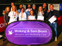 Hotfooting it across the coals for hospice