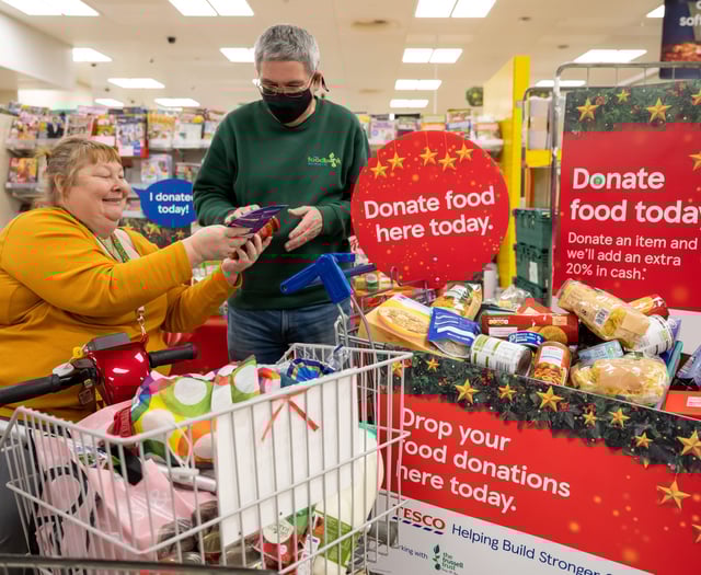 Local shoppers thanked for donating more than 17,000 meals