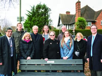 Benches mark dedicated service