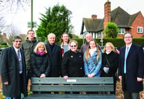 Benches mark dedicated service